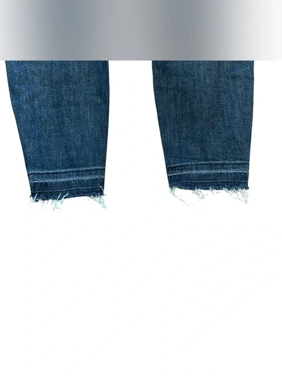 Judy Blue Women’s Size 14W Distressed Gray Skinny Jeans With Raw Edge Hem - Picture 6 of 10